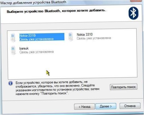 Bluetooth-eszköz hozzáadása varázsló