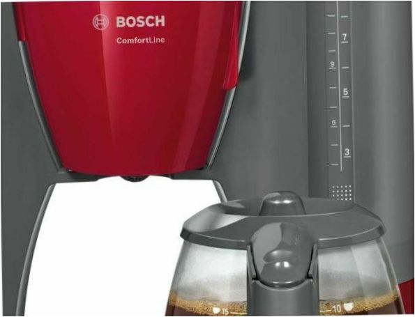 Bosch ComfortLine TKA 6A041/6A044, piros/antracit