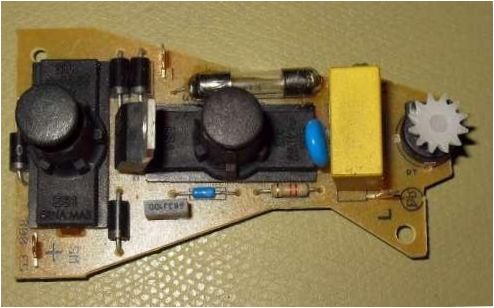 Egy turmixgép elektromos áramköri diagramja