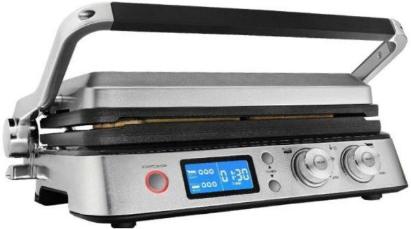 De'Longhi MultiGrill CGH 1030D, rozsdamentes acélból készült