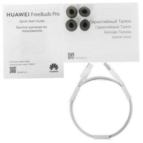 HUAWEI FreeBuds Pro, csillogó ezüst színű