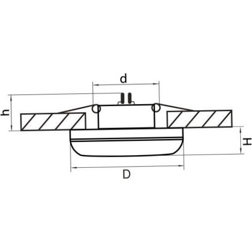 Lightstar Piano Mini lámpa 011274, GU5.3, 35W - szélesség: 8.7 cm