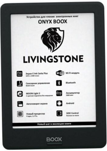 6" ONYX BOOX Livingstone 8GB eBook - Átló: 6" (1448x1072, 300 ppi)