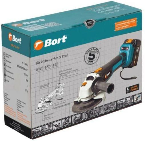 Bort BWS-18Li-125, 125 mm-es Bort BWS-18Li-125