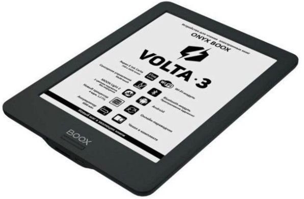 6" ONYX BOOX Volta 3 8GB eBook Reader - könyv és dokumentumformátumok: CHM, DOC, EPub, FB2, HTML, MOBI, PDF, RTF, TXT, PDF, RTF, TXT