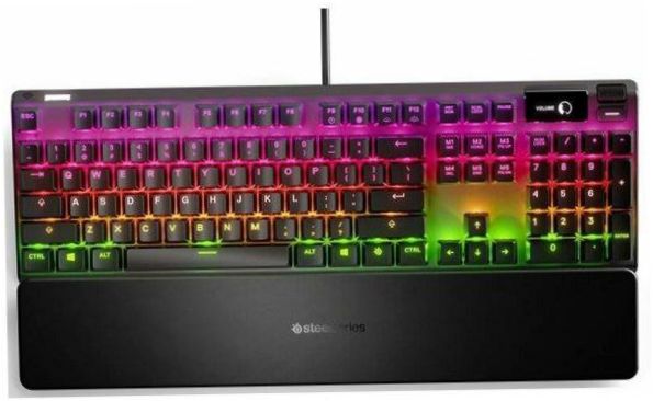 SteelSeries Apex 7 SteelSeries QX2 piros fekete