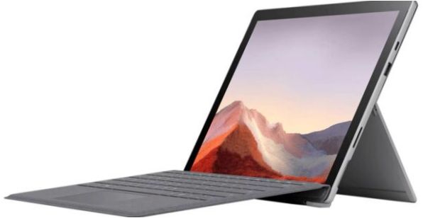 Microsoft Surface Pro 7 i3 (2019), 4GB/128GB, Wi-Fi, platina színű