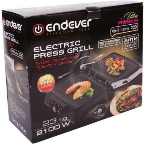 ENDEVER Grillmaster 220, fekete/metallic