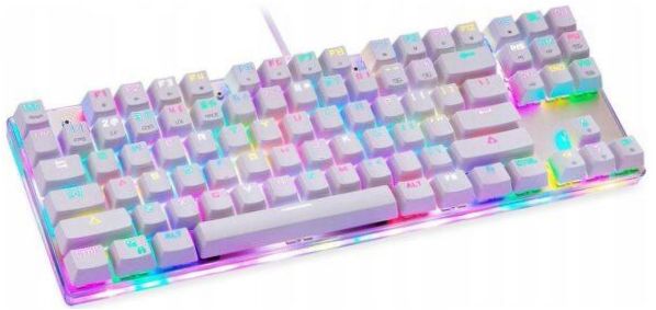 Motospeed K87S RGB Outemu piros fehér