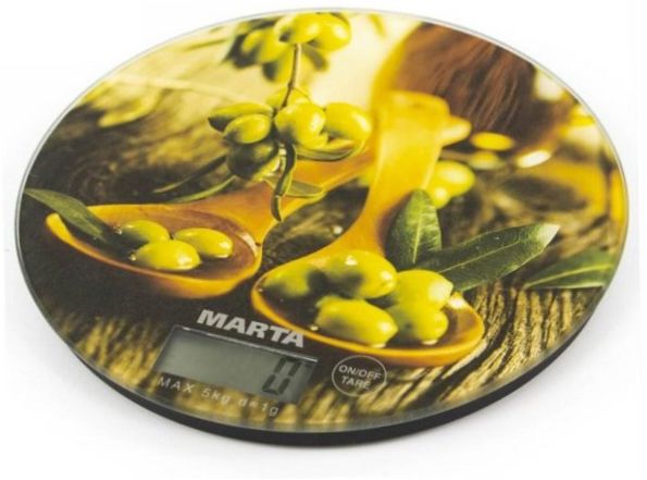 MARTA MT-1635 konyhai mérleg - tok anyaga: műanyag