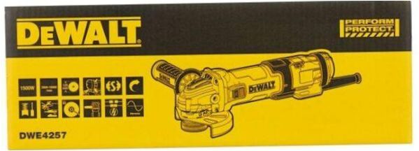 DeWALT DWE4257, 1500 watt, 125 mm