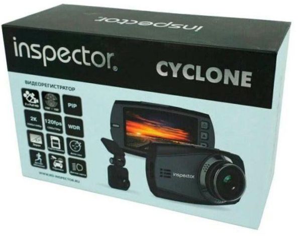 Inspector Cyclone, 2 kamera, fekete