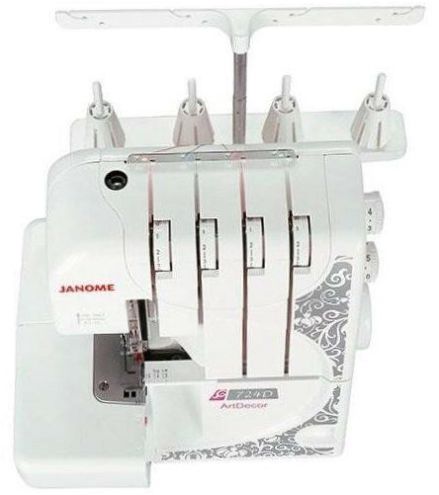 Janome ArtDecor 724D fehér szürke