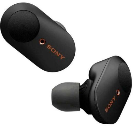 Sony WF-1000XM3, fekete