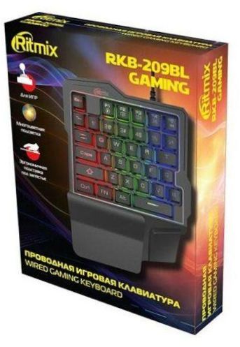 Ritmix RKB-209BL Gaming fekete USB