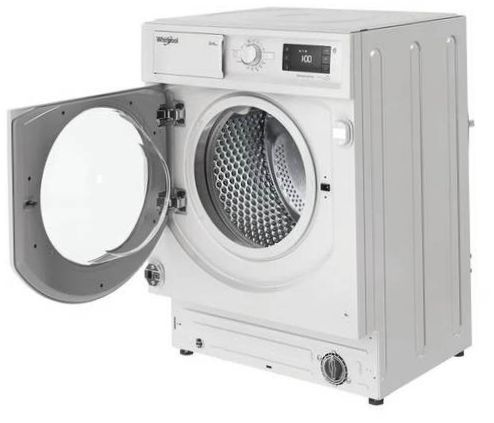 Whirlpool BI WDWG 861484 mosó-szárítógép - további funkciók: centrifugálási sebesség kiválasztása, mosási hőmérséklet kiválasztása, intelligens mosásirányítás, egyensúlyszabályozás, habszint-szabályozás, késleltetett indítás, buborékos mosás, mosás végét jelző jelzés