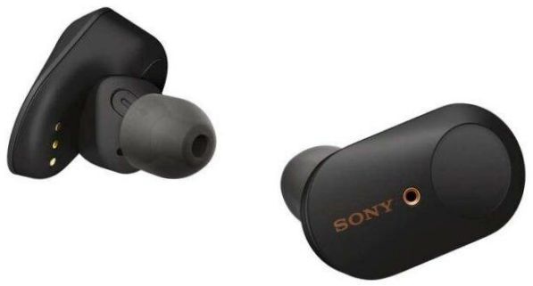 Sony WF-1000XM3, fekete