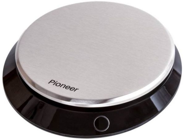 Pioneer PKS1012 Elektronikus konyhai mérleg kivehető fém csészékkel, súly és folyadékmennyiség méréssel - elem típusa: AAA