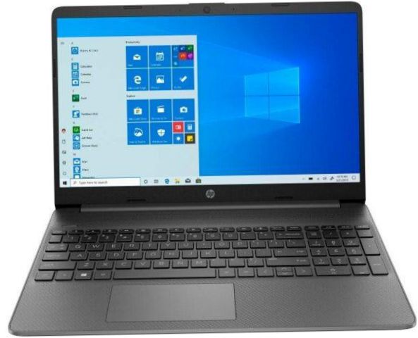 15.6" HP 15s-eq1155ur notebook (1920x1080, AMD Athlon Silver 2.3GHz, 8GB RAM, 256GB SSD, Win10 Home), 22R07EA, pala szürke