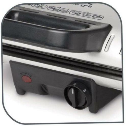 Tefal Minute Grill GC205012, fekete/metallic