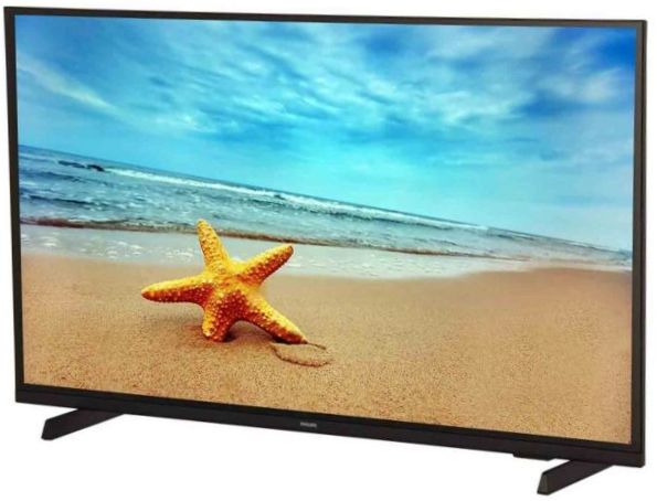 43" Philips 43PUS7406/60 HDR (2021) televízió, fekete színben