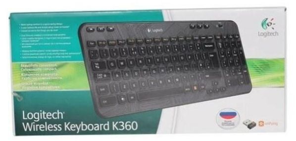 Logitech K360 fekete