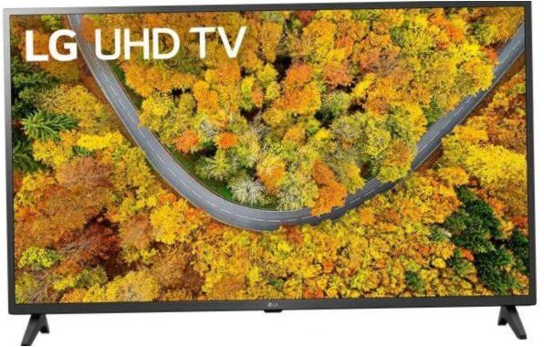 43" LG 43UP75006LF LED TV, HDR (2021), fekete színben