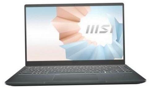 14" MSI Modern 14 B11MOU-45 (1920x1080, Intel Core i7 2.8GHz, 8GB RAM, 512GB SSD, Win10 Home) laptop, 9S7-14D314-451, szénszürke, szénszürke