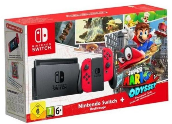 Nintendo Switch 32GB, neon kék/neon piros