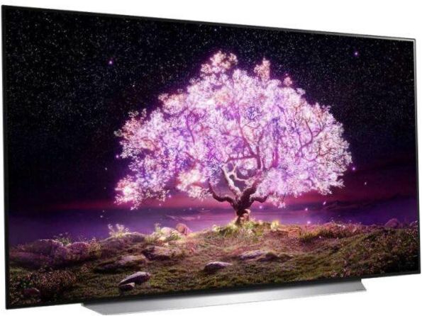 65" LG OLED65C1RLA OLED TV, HDR (2021), vanília fehér