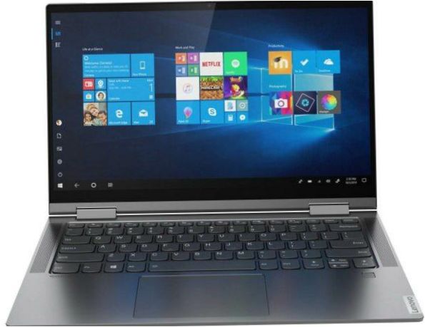 14" Lenovo Yoga C740-14IML notebook (1920x1080, Intel Core i5 1.6GHz, RAM 16GB, SSD 1TB, Win10 Home), 81TC008, Vasszürke