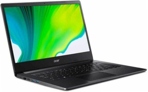 14" Acer Aspire 3 A314-22-R7SR notebook (1920x1080, AMD Ryzen 3 2.6GHz, RAM 4GB, SSD 128GB, Win10 Home), NX.HVVER.001, fekete színű