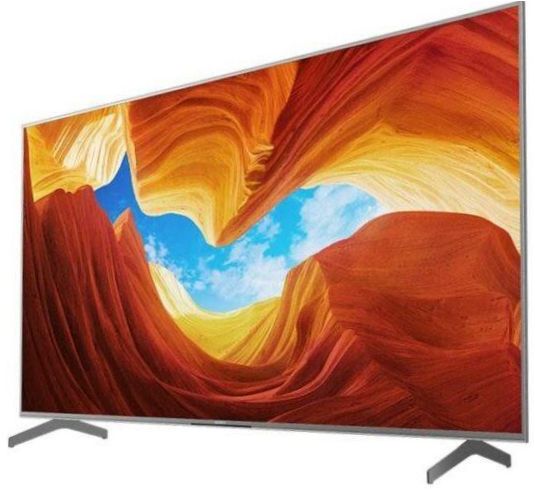 65" Sony KD-65XH9077 LED TV, HDR, Triluminos (2020), ezüst színű