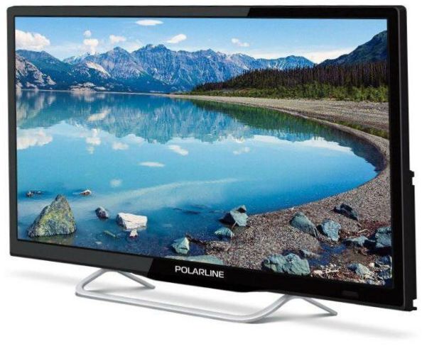 24" Polarline 24PL12TC LED TV (2019), fekete színű