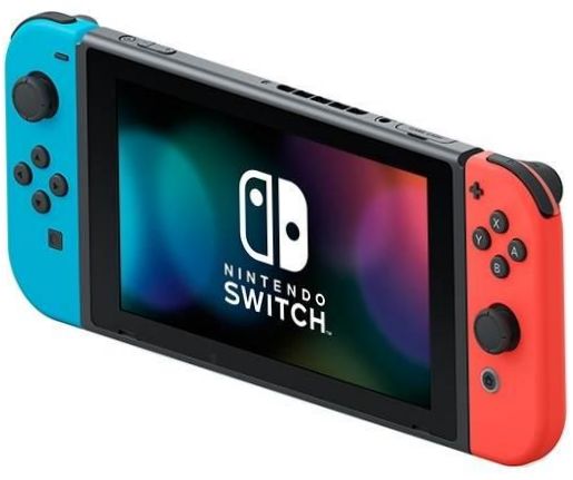 Nintendo Switch rev.2 32GB, neon kék, neon piros,