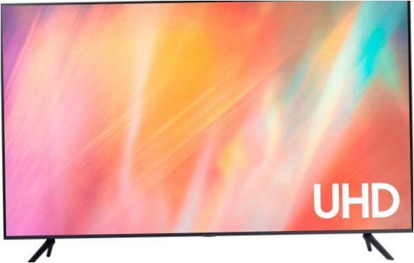 50" Samsung UE50AU7100U LED TV, HDR (2021), fekete színű