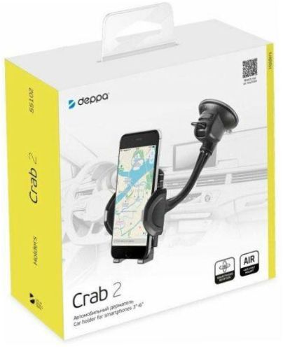 Deppa Crab 2 - Tartó rögzítési módja: szívócsésze