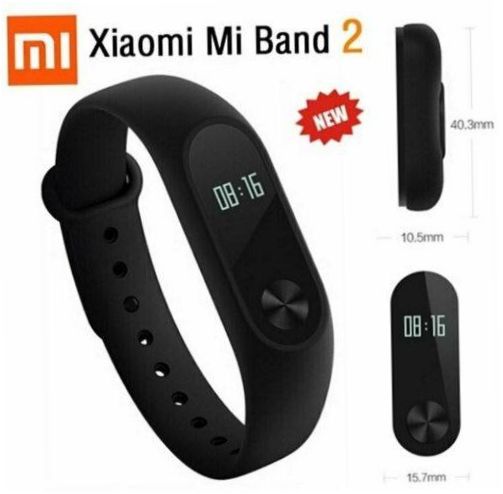Intelligens karkötő Xiaomi Mi Band 2 - jellemzők: vízálló, háttérvilágítású kezek