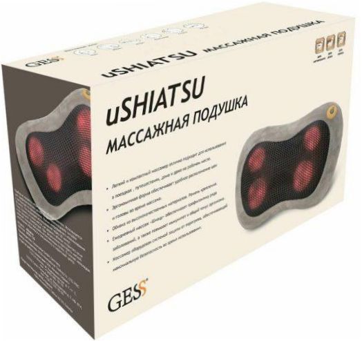 GESS masszázspárna uShiatsu (GESS-129) 34x20x12 cm, bézs színű