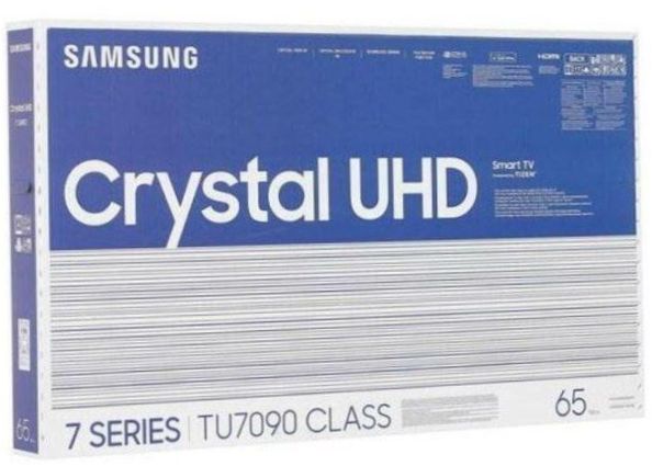 Samsung UE65TU7090U LED, HDR (2020), fekete/ezüst színű