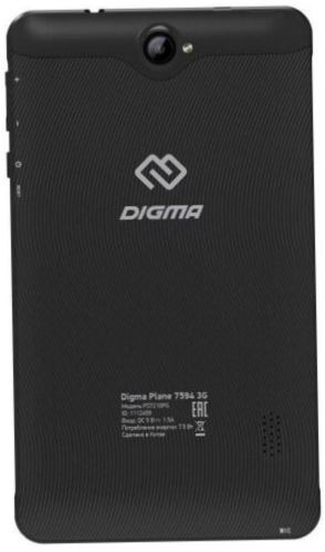 DIGMA Plane 7594, 2GB/16GB, Wi-Fi + Cellular, fekete