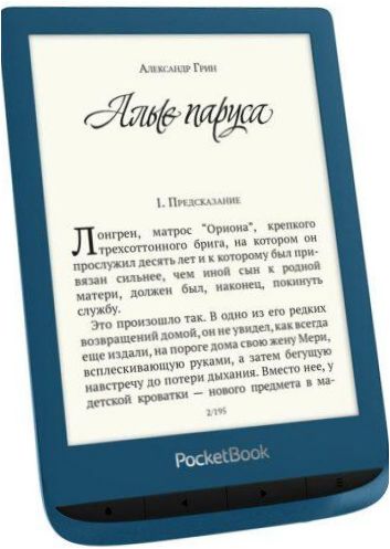 6" PocketBook 632 Aqua 16GB eBook - vezeték nélküli kapcsolat: Wi-Fi