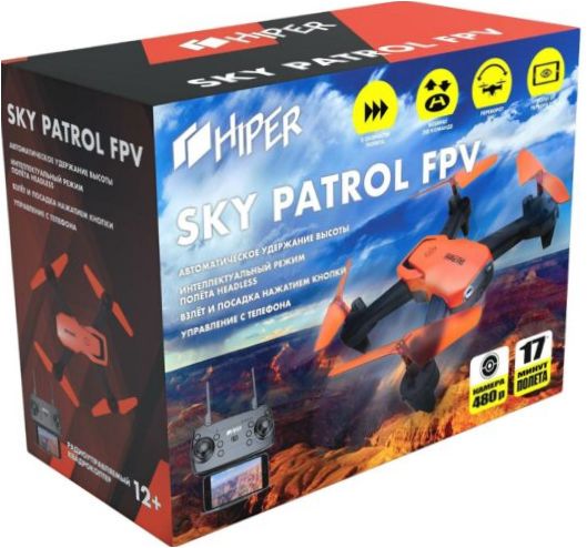 HIPER Sky Patrol FPV, fekete/narancssárga