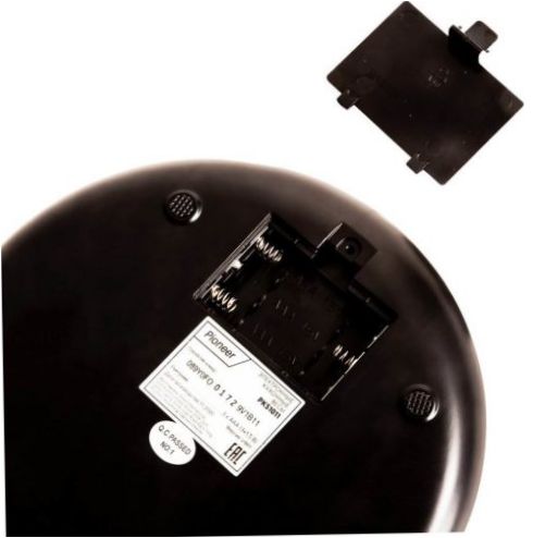 Pioneer PKS1012 elektronikus konyhai mérleg kivehető fémtállal, súly- és folyadékmennyiség méréssel - maximális terhelés: 150kg