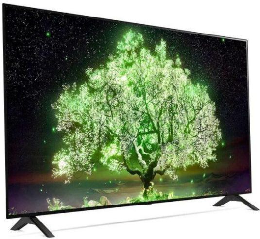 LG OLED55A1RLA OLED, HDR (2021), fekete színben