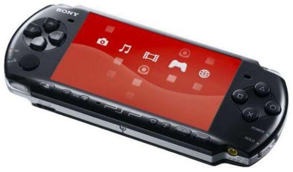 Sony PlayStation Portable Slim és Lite PSP-3000, piros,