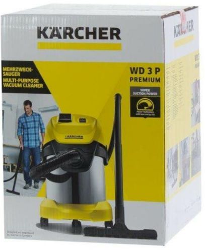 KARCHER WD 3 P Premium, 1000 W, ezüst/sárga