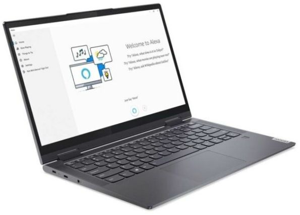 14" Lenovo Yoga 7-14ACN6 notebook (1920x1080, AMD Ryzen 5 2.3GHz, 8GB RAM, 256GB SSD, Windows 11 Home), szürke 82N7008