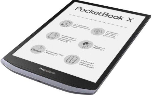 10.3" PocketBook X eBook - akkumulátor élettartama: 15000 oldal