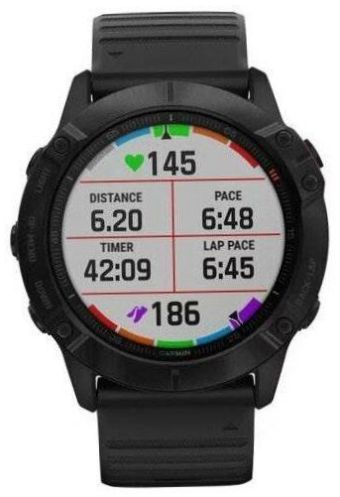 Garmin Fenix 6X Pro okosóra - monitorozás: vér oxigénszint mérés, EKG, vérnyomásmérő, folyamatos pulzusmérés, alvásmonitorozás, fizikai aktivitás monitorozás, gyorsulásmérő, kalóriamérés
